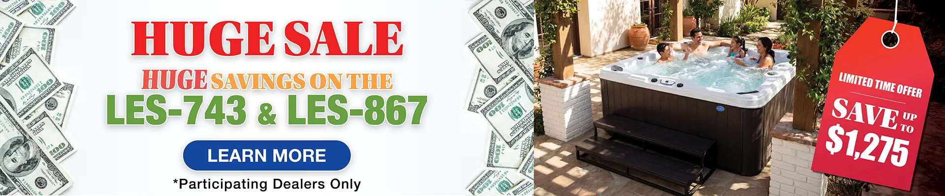 Calspas hot tub being used in a family setting - Arvada